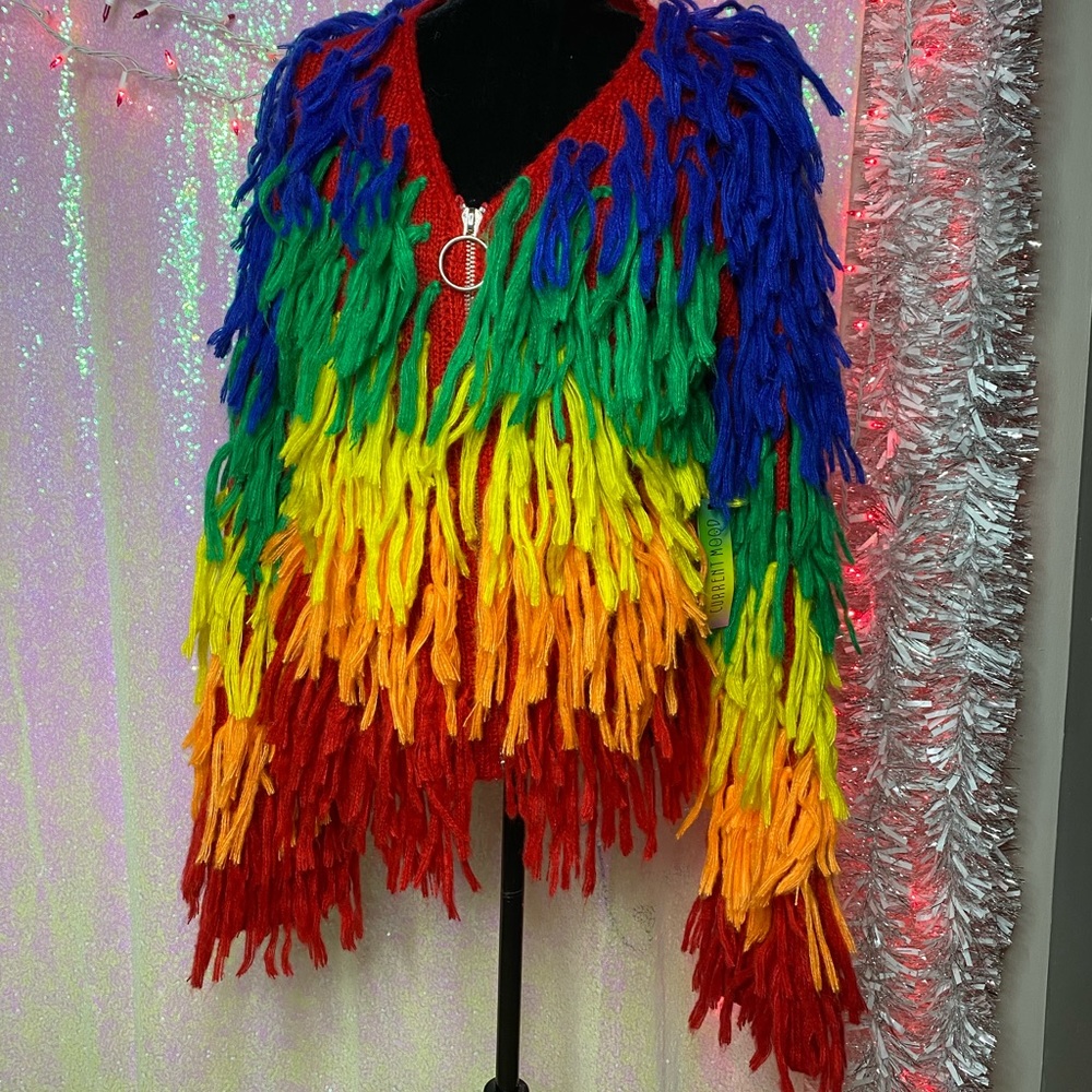 Dollskill current mood rainbow jacket